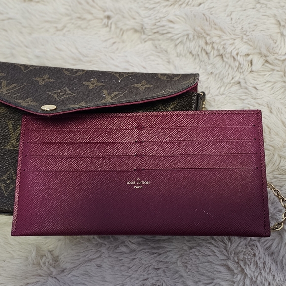 Louis Vuitton Félicie Pochette Monogram Wallet On Chain - Picture 5 of 7